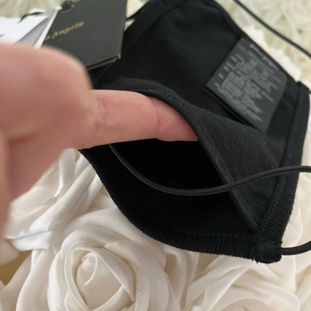Palm Angels Milano Black Face Mask